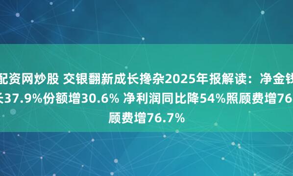 配资网炒股 交银翻新成长搀杂2025年报解读：净金钱增长37.9%份额增30.6% 净利润同比降54%照顾费增76.7%