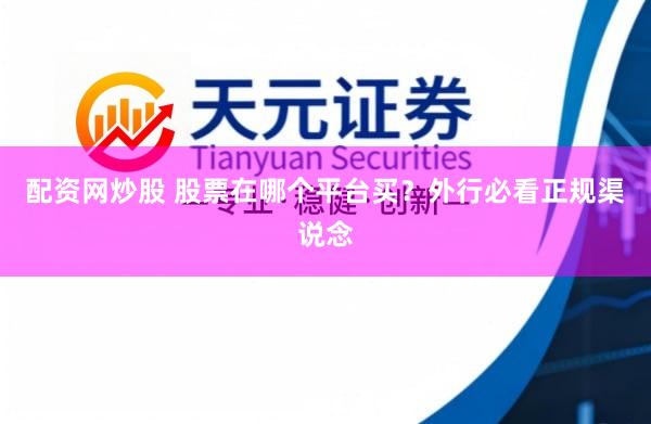 配资网炒股 股票在哪个平台买？外行必看正规渠说念